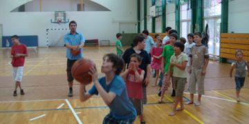 Basketball Sectional at the Lauder Javne School