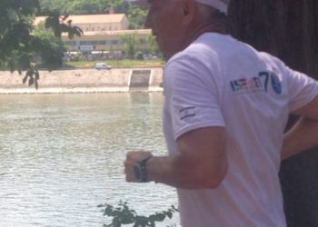 Peter Hajdu was running 70 km for Israel’s 70th Anniversary