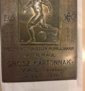 New silver plaque was found from the XX. Century