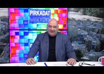 Kati Mezei talks to the Pirkadat breakfast TVshow with Péter Breuer