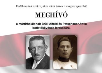 MEGHÍVÓ- Mártírhalált halt Brüll Alfréd és Petschauer Attila botlatókövének lerakása
