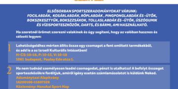 A Maccabi VAC és az Adománytaxi közös hanukai adománygyűjtést szervez