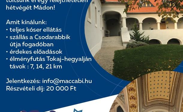 CSODARABBIK ÚTJA FUTÁS A MACCABI VAC SZERVEZÉSÉBEN