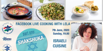 Online Israeli cooking with Lela