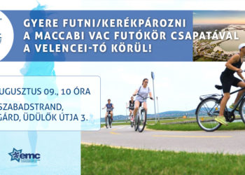 Gyere futni/kerékpározni a Maccabi VAC futókör csapatával a Velencei-tó körül!