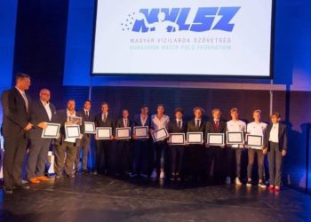 A Magyar Vízilabda Szövetség kedden ünnepelte meg sikeres válogatottjait