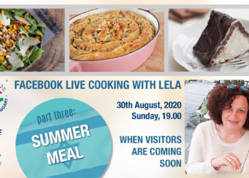 Facebook Live Cooking with Lela