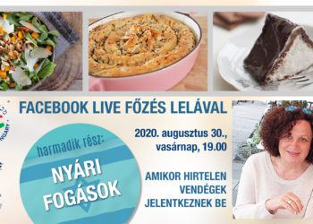 Főzzünk együtt Lelával Facebook Live-on!