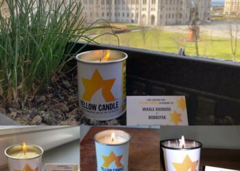 Sárga gyertyák lobognak a mártírok emlékére