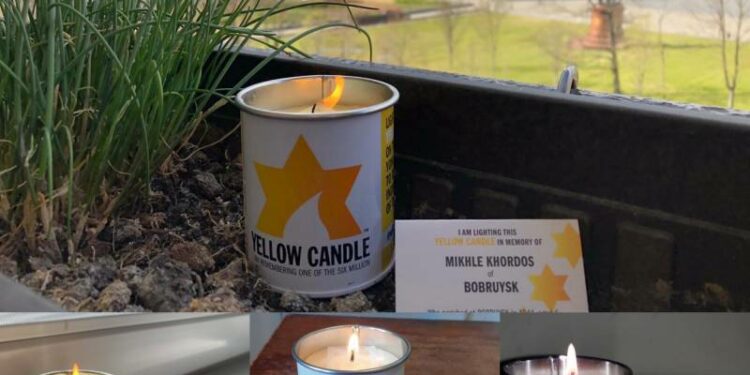 Sárga gyertyák lobognak a mártírok emlékére