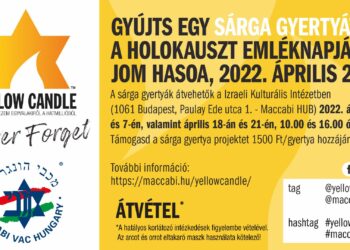 Gyertyagyújtás a Holokauszt emléknapján