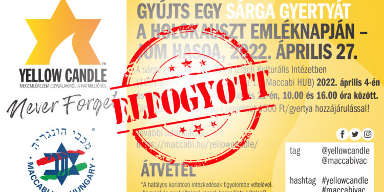 YELLOW CANDLE – ELFOGYOTT