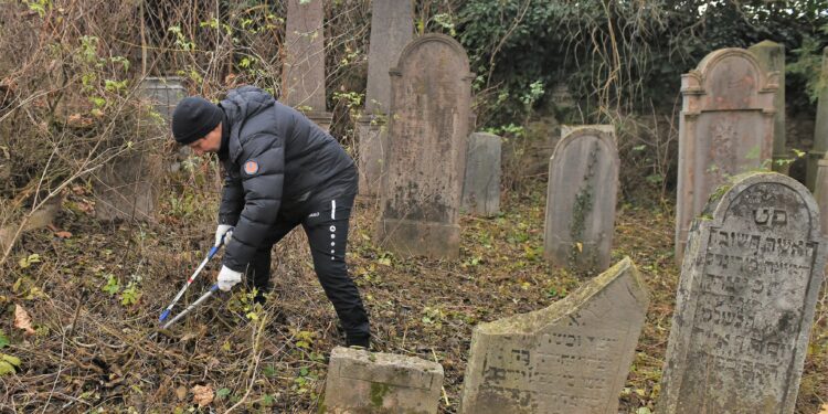 Megtisztítottuk a Móri Zsidó Temetőt